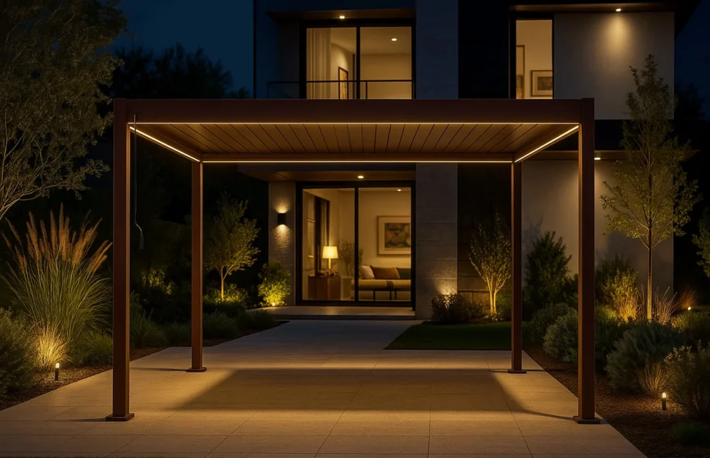 pergola bioclimatica aluminiu