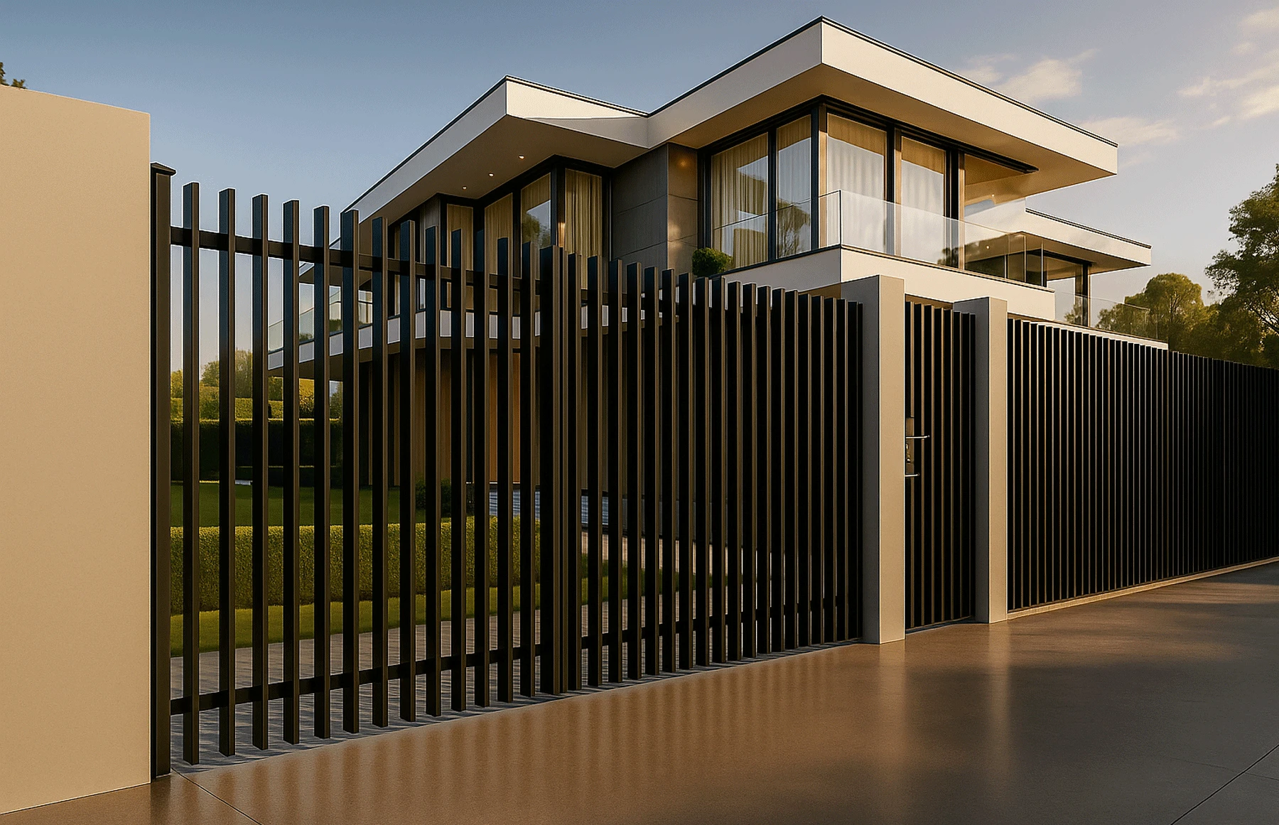 Modele gard aluminiu
